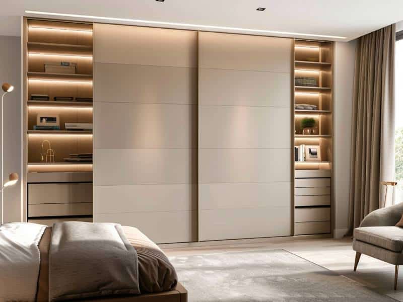 ארון הזזה בחדר שינה