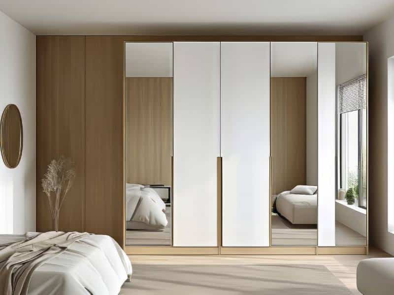 ארון הזזה עם מראה