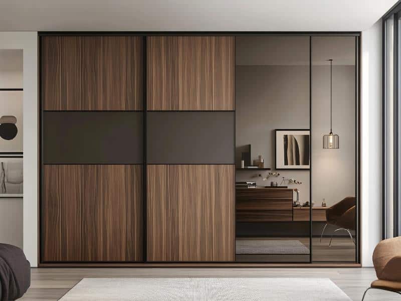 ארון קיר בגווני אדמה