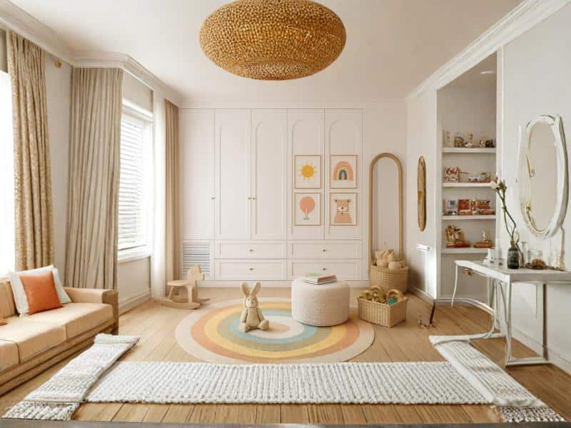 ארון בגדים בחדר ילדים