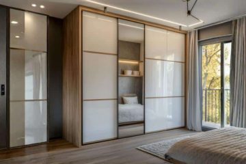 ארונות הזזה מודרניים: המינימליזם של פרופילים דקים ושילוב חומרים טבעיים