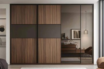 ארונות קיר בגווני אדמה: החזרה לחומרים וטקסטורות מהטבע